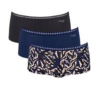 Sloggi Women Panties, 3 Pack - GO Crush Short C3P, Underwear, Stretch Cotton