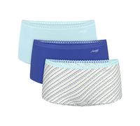 Sloggi Women Panties, 3 Pack - GO Crush Short C3P, Underwear, Stretch Cotton