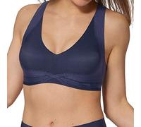 Sloggi Women's Zero Feel N Ex Bra, Blue Ink, S