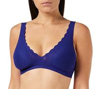 Sloggi Women's Bralette Zero Feel Lace 10201957 Smooth Seam-Free Blue Ink XS UK