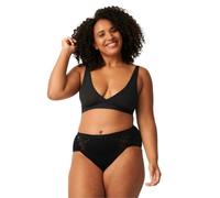 Sloggi Women's 10071633 Brief (Pack of 4), Black, 10 (Manufacturer Size: 38)