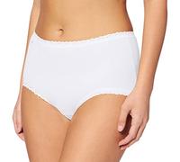 Sloggi Womens 24/7 Cotton Lace Midi Briefs - White - Size 2XL