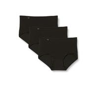 Sloggi Women's 24/7 Cotton Lace Midi C3p Boxer Briefs, Black, 20 UK 18, Black