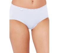 24/7 Cotton Lace Midi 3 Pack Briefs Sloggi White 20