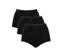 Sloggi Women's 24/7 Cotton Maxi C3p Boxer Briefs, Black (Black 04), 38 UK