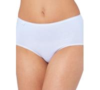 Sloggi Womens 24/7 Cotton Midi 3 Pack Briefs - White - Size Small