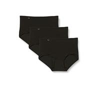 Sloggi Womens 24/7 Cotton Midi C3p Boxer Briefs, Black, 20 UK