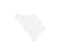 Sloggi Women's 24/7 Cotton Tai 3 Pack Boxer Briefs, White, 20 UK