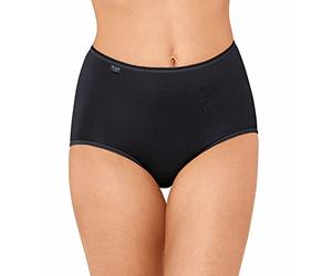 Sloggi Women's 24/7 Microfibre Maxi C3P, BLACK