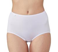 Sloggi Womens 24/7 Microfibre 3 Pair Pack Maxi Briefs - White - Size X-Large