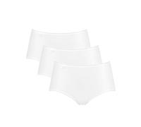 Sloggi Womens 24/7 Microfibre Midi C3p Slip, White, 20 UK