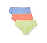 Sloggi Women's 24/7 Weekend Hipster C3P Briefs, ORANGE - DARK COMBINATION, 14