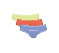 Sloggi Womens 24/7 Weekend Hipster C3P - Orange Polyamide - Size X-Small