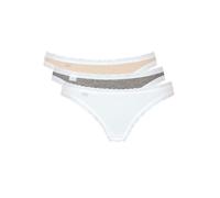 Sloggi Weekend 24/7 Tanga Brazilian Brief 3 Pack Cotton Elastane Knicker