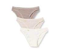 Sloggi Women's 24/7 Weekend Tanga C3p Thong Panties, Skin-Dark Combination, 42