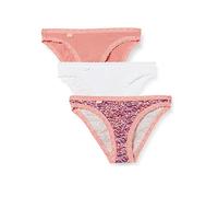 Sloggi Women's 24/7 Weekend Tanga C3P Underwear, Pink-Light Combination, 38 (Pack of 3)