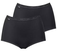 Sloggi Womens Basic+ 2 Pack Maxi Knickers - Black