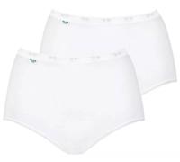 Sloggi Womens Basic+ 2 Pack Maxi Knickers - White