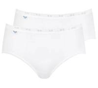 Sloggi Womens Basic+ 2 Pack Midi Knickers - White