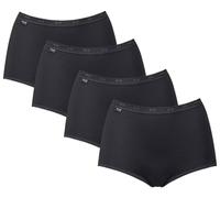 Sloggi Basic Maxi Briefs – 4-Pack – Black – Size 18