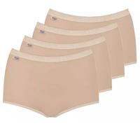 Womens Cotton Briefs Maxi Basic+ Soft Gusseted in Various Colours- 4 Pack Sloggi