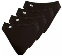 Sloggi Womens Basic+ 4 Pack Tai Knickers - Black