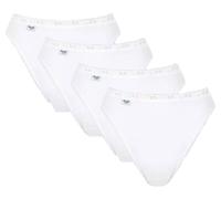 Sloggi Womens Basic+ 4 Pack Tai Knickers - White