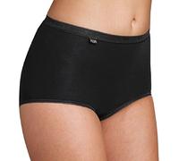 Sloggi Maxi Briefs Knickers Basic+ Cotton High Rise 2 Pack 96% Womens Brief
