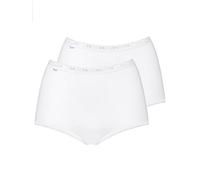 Sloggi Women's Basic+ Maxi Brief 2 Pack White, 26