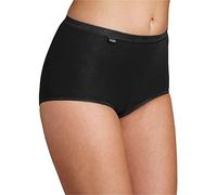 Sloggi Women's Basic Maxi 3 Pack Brief, Black, 80 cm (Pack of 3)
