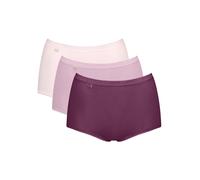 Sloggi Womens Basic+ Maxi 3 Pack Briefs - Purple Polyamide - Size 6XL