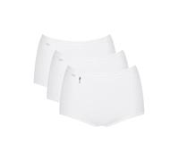 Sloggi Womens Basic+ Maxi 3 Pack Briefs - White - Size 6XL