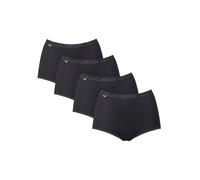Sloggi Women's Basic+ Maxi 4 Pack Bikini, Black, 20 UK