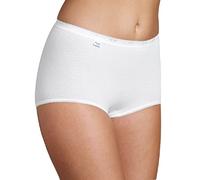 Sloggi Womens Basic+ Maxi Briefs 4 Pack - White Cotton - Size 3XL