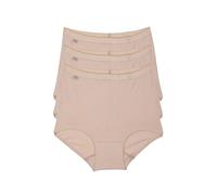 Sloggi Maxi Briefs Basic+, Cotton, Pack of 3, Beige