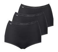 Sloggi Women's Maxi Briefs Basic+ - 95% Cotton 3 Pack - Black Size 20 (3XL)