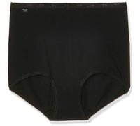 Sloggi Womens Basic+ Maxi 3 Pack Briefs - Black Cotton - Size 8XL