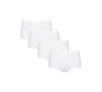 Sloggi Women's Basic+ Maxi Brief 3 Pack, White, 16
