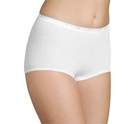 Sloggi Womens Basic+ Maxi 3 Pack Briefs - White Cotton - Size 3XL
