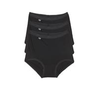Sloggi Women's Basic+ Maxi Brief - Classic Maxi Brief Made from Super Soft Core Spun Cotton, Guaranteed Shape Retention and Colour Brilliance Black