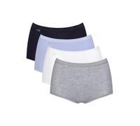 Sloggi Womens Basic+ Maxi Briefs 4 Pack - Black - Size 5XL