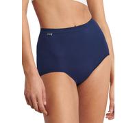 Sloggi Womens Basic+ Maxi Briefs 4 Pack - Blue Polyamide - Size Medium