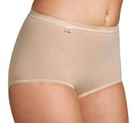 Sloggi Womens Basic+ Maxi 2P 2 Pack - Beige Cotton - Size 2XL