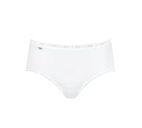 Sloggi Womens Basic+ Midi 2 Pack Briefs - White Cotton - Size 2XL
