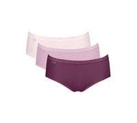 Sloggi Women's Basic+ Midi 3 Pack Briefs in Purple | Size: 18 Sloggi Purple 18