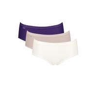 Sloggi Women's Basic+ Midi C3P Underwear, Multiple Colours 18, 44