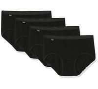 Pack of 4 Basic + Midi Knickers in Cotton Black