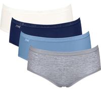 Basic+ Midi Briefs (4 Pack) White/Navy/Light Blue/Grey Blue M - 12