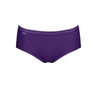 Sloggi Womens Basic+ Mid Briefs 4 Pack - Purple Polyamide - Size Large