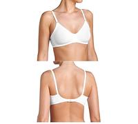 Sloggi Womens Basic+ N Bra - White Cotton - Size 38C